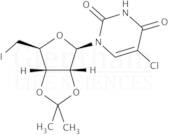 5-Chloro-5''-deoxy-5''-iodo-2'',3''-O-isopropylideneuridine