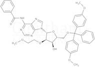 N-Benzoyl-5''-o-(bis(4-methoxyphenyl)phenylmethyl)-2''-o-(2-methoxyethyl)adenosine
