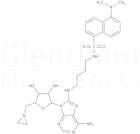 8-Amino[1”-(N”-dansyl)-4”-aminobutyl]-5’-(1-aziridinyl)-5’-deoxy adenosine