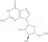 9-(2''-Deoxy-2''-fluoro-b-D-arabinofuranosyl)guanine