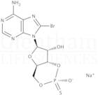 8-Bromoadenosine 3'',5''-cyclic monophosphothiaoate, Sp-isomer sodium salt