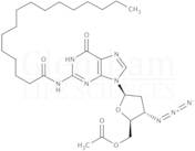 5''-O-Acetyl-3''-azido-2'',3''-dideoxy-N2-palmitoylguanosine