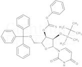 2’-O-(tert-Butyldimethylsilyl)-3’-O-(phenoxythioncarbonyl)-5’-O-trityluridine