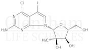 4-7H-Chloro-5-iodo-7-(2-C-methyl-b-D-ribofuranosyl)-7H-Pyrrolo[2,3-d]pyrimidin-2-amine