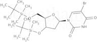 3'',5''-Bis-O-(tert-butyldimethylsilyl)-5-bromo-2''-deoxyuridine
