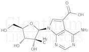 4-Amino-7-(2-C-methyl-b-D-ribofuranosyl)-7H-pyrrolo[2,3-d]pyrimidine-5-carboxylic acid