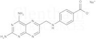 4-(N-[2,4-Diamino-6-pteridinylmethyl]amino)benzoic acid sodium salt