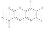 6,8-Difluoro-7-hydroxy-2-oxo-2H-1-benzopyran-3-carboxylic acid