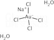 Sodium tetrachloroaurate(III) hydrate, 99.999%