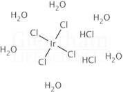 Dihydrogen hexachloroiridate(IV) hydrate