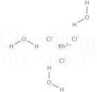 Rhodium(III) chloride hydrate, 99.95% (metals basis)