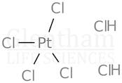 Dihydrogen hexachloroplatinate(IV); solution