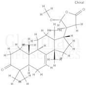 3-Oxo-21α-methoxy-24,25,26,27-tetranortirucall-7-ene-23(21)-lactone