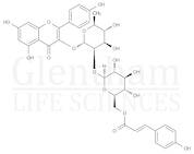 Kaempferol 3-O-β-D-(6''''-p-coumaroyl)glucopyranosyl(1-2)-α-L-rhamnopyranoside