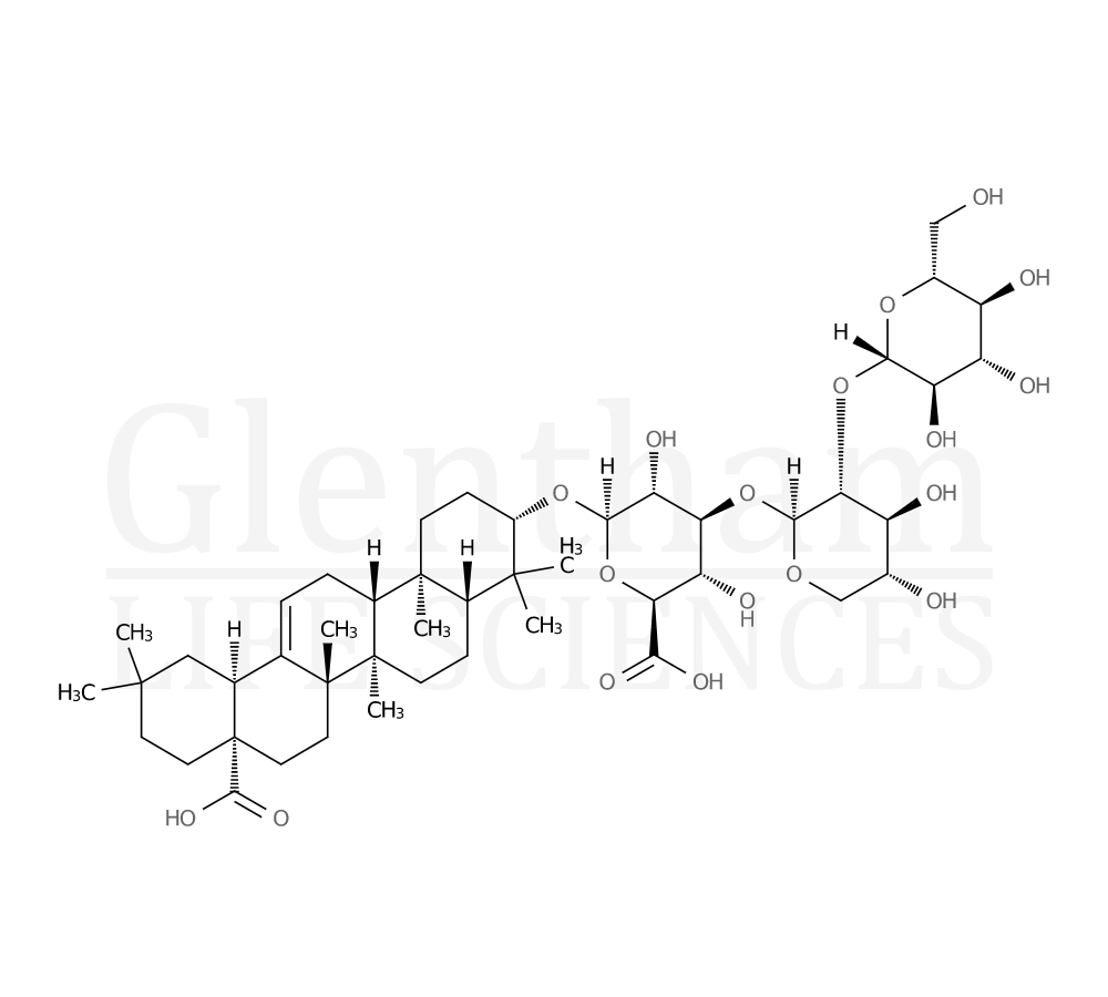 Oleanolic acid -3-O-glucosyl(1-2)xylyl(1-3)glucosiduronic acid