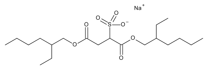 Docusate Sodium Structure