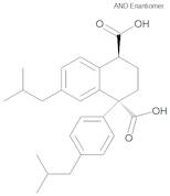 (1RS,4SR)-7-(2-Methylpropyl)-1-[4-(2-methyl-propyl)phenyl]-1,2,3,4-tetrahydronaphthalene-1,4-dicar…