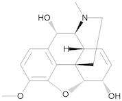 7,8-Didehydro-4,5α-epoxy-3-methoxy-17-methylmorphinan-6α,10α-diol (10α-Hydroxycodeine)