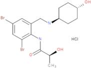 Ambroxol L-Lactamide Hydrochloride ((2S)-N-[2,4-Dibromo-6-[[(4-hydroxycyclohexyl)amino]methyl]ph...