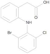 2-[2-[(2-Bromo-6-chlorophenyl)amino]phenyl]acetic Acid