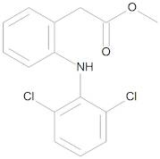 Methyl 2-[2-[(2,6-Dichlorophenyl)amino]phenyl]acetate (Methyl Ester of Diclofenac)