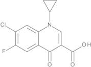 7-Chloro-1-cyclopropyl-6-fluoro-4-oxo-1,4-dihydroquinoline-3-carboxylic Acid (Fluoroquinolonic Aci…