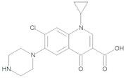 7-Chloro-1-cyclopropyl-4-oxo-6-(piperazin-1-yl)-1,4-dihydroquinoline-3-carboxylic Acid