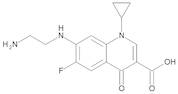 7-(2-Aminoethylamino)-1-cyclopropyl-6-fluoro-4-oxo-1,4-dihydroquinoline-3-carboxylic Acid (Ethylenediamine Compound)