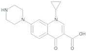 1-Cyclopropyl-4-oxo-7-(piperazin-1-yl)-1,4-dihydroquinoline-3-carboxylic Acid (Desfluoro Compound)