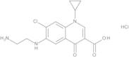 6-(2-Aminoethylamino)-7-chloro-1-cyclopropyl-4-oxo-1,4-dihydroquinoline-3-carboxylic Acid Hydrochloride