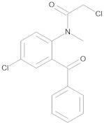 2-Chloro-N-(4-chloro-2-benzoylphenyl)-N-methylacetamide