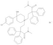 4-(4-Chlorophenyl)-1,1-bis[4-(dimethylamino)-4-oxo-3,3-diphenyl-butyl]-4-hydroxypiperidinium Bro...