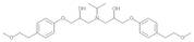 1,1'-[(1-Methylethyl)imino]bis[3-[4-(2-methoxyethyl)phenoxy]propan-2-ol]