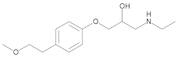 (2RS)-1-(Ethylamino)-3-[4-(2-methoxyethyl)phenoxy]propan-2-ol