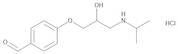 4-[(2RS)-2-Hydroxy-3-[(1-methylethyl)amino]propoxy]benzaldehyde Hydrochloride
