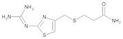 3-[[[2-[(Diaminomethylene)amino]thiazol-4-yl]methyl]sulfanyl]propanamide