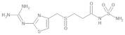 3-[[[2-[(Diaminomethylene)amino]thiazol-4-yl]methyl]sulfinyl]-N-sulfamoylpropanamide