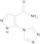 5-(4H-1,2,4-Triazol-4-yl)-1H-pyrazole-4-carboxamide