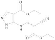 Ethyl (E/Z)-3-(2-Carbethoxy-2-cyanoethenyl)amino-1H-pyrazole-4-carboxylate