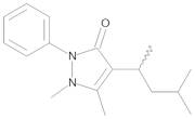 4-[(1RS)-1,3-Dimethylbutyl]-1,5-dimethyl-2-phenyl-1,2-dihydro-3H-pyrazol-3-one
