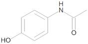 Paracetamol 1.0 mg/ml in Methanol