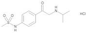 N-[4-[[(1-Methylethyl)amino]acetyl]phenyl]methanesulphonamide Hydrochloride