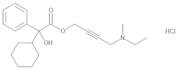 4-(Ethylmethylamino)but-2-ynyl (RS)-2-Cyclohexyl-2-hydroxy-2-phenylacetate Hydrochloride (Methylethyl Analogue of Oxybutynin Hydrochloride)