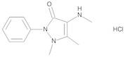 4-Methylamino-1,5-dimethyl-2-phenyl-1,2-dihydro-3H-pyrazol-3-one Hydrochloride (4-Methylaminophenazone Hydrochloride)