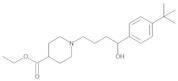 Ethyl 1-[(4RS)-4-[4-(1,1-Dimethylethyl)phenyl]-4-hydroxybutyl]-piperidine-4-carboxylate