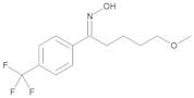 (E)-N-[5-Methoxy-1-[4-(trifluoromethyl)phenyl]pentylidene]hydroxylamine