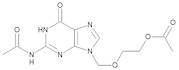 2-[[(2-(Acetylamino)-6-oxo-1,6-dihydro-9H-purin-9-yl]-methoxy]ethyl Acetate