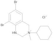 (3RS)-6,8-Dibromo-3-cyclohexyl-3-methyl-1,2,3,4-tetrahydroquinazolin-3-ium Chloride