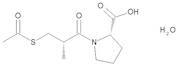 (2S)-1-[(2S)-3-(Acetylsulfanyl)-2-methylpropanoyl]-pyrrolidine-2-carboxylic Acid Hydrate (Acetylcaptopril Hydrate)