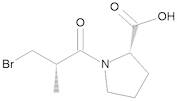 (2S)-1-[(2S)-3-Bromo-2-methylpropanoyl]pyrrolidine-2-carboxylic Acid